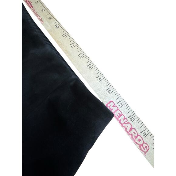 Loft Women’s XL Pull On Pants Black Velvet Like Elastic Waist Career Night Out - Picture 7 of 7